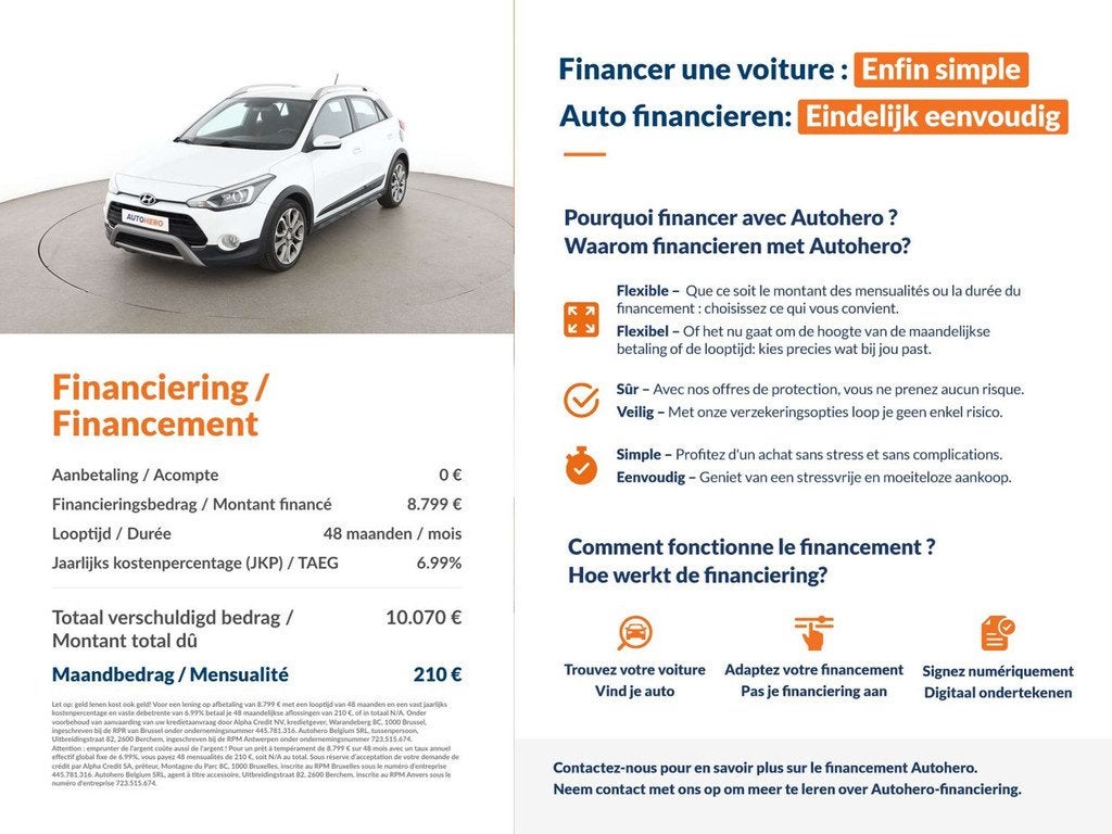 Hyundai i20 1.0 TGDI YES! Plus blue (bj 2017), Auto's, Voorwielaandrijving, Stof, Gebruikt, Zwart