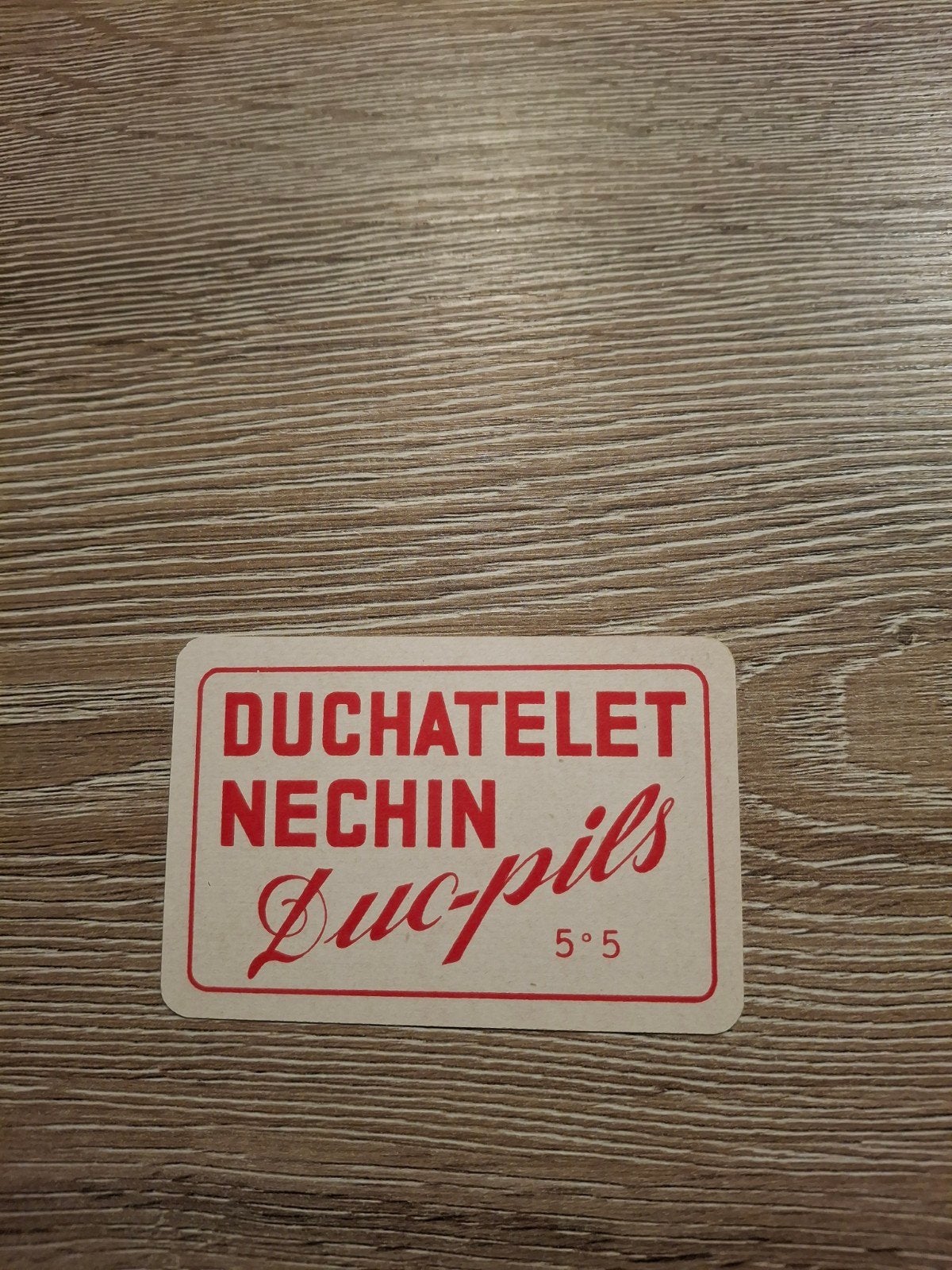Oude speelkaart duchatelet nechin duc pils, Verzamelen, Ophalen of Verzenden
