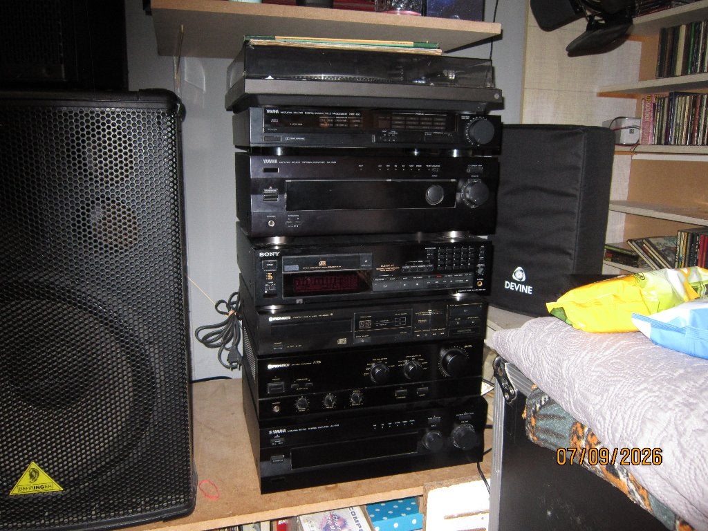 toren  met divers aparatuurs te koop, Audio, Tv en Foto, Ophalen, Zo goed als nieuw, Cd-speler, Sony