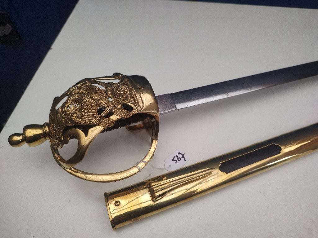 Sabel Gardes du Corps , kurassier , replica, Verzamelen, Verzenden