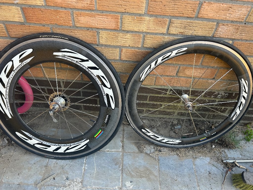 Zipp Carbon fiets wielen, Fietsen en Brommers, Fietsonderdelen, Wiel, Zipp, Racefiets, Ophalen of Verzenden