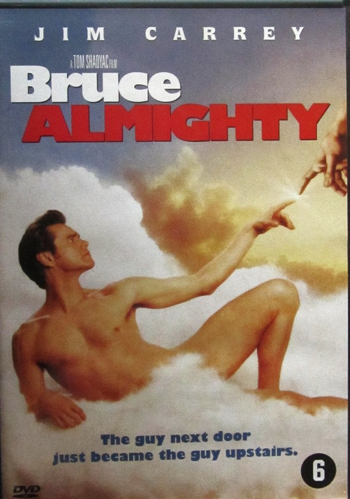 DVD KOMISCH- BRUCE ALMIGHTY (JIM CARREY), CD & DVD, Comédie d'action, Enlèvement ou Envoi, Tous les âges, Comme neuf