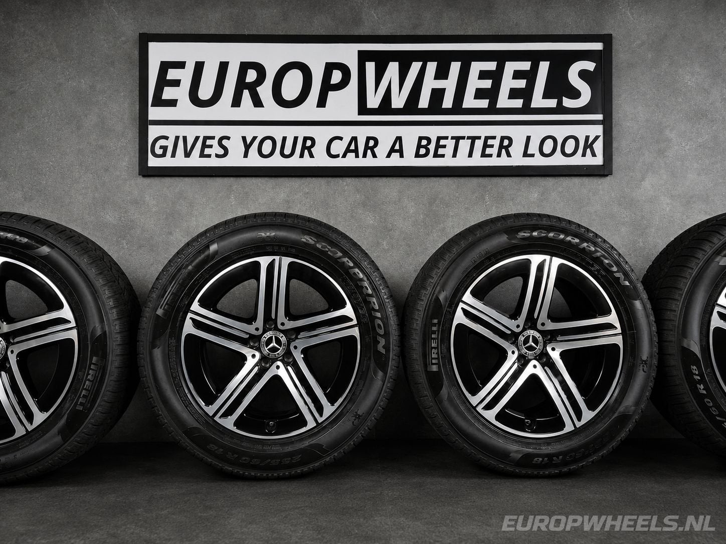 18 inch Mercedes GLC Hybrid X254 C254 velgen winterbanden, Auto-onderdelen, 18 inch, Gebruikt, -, -