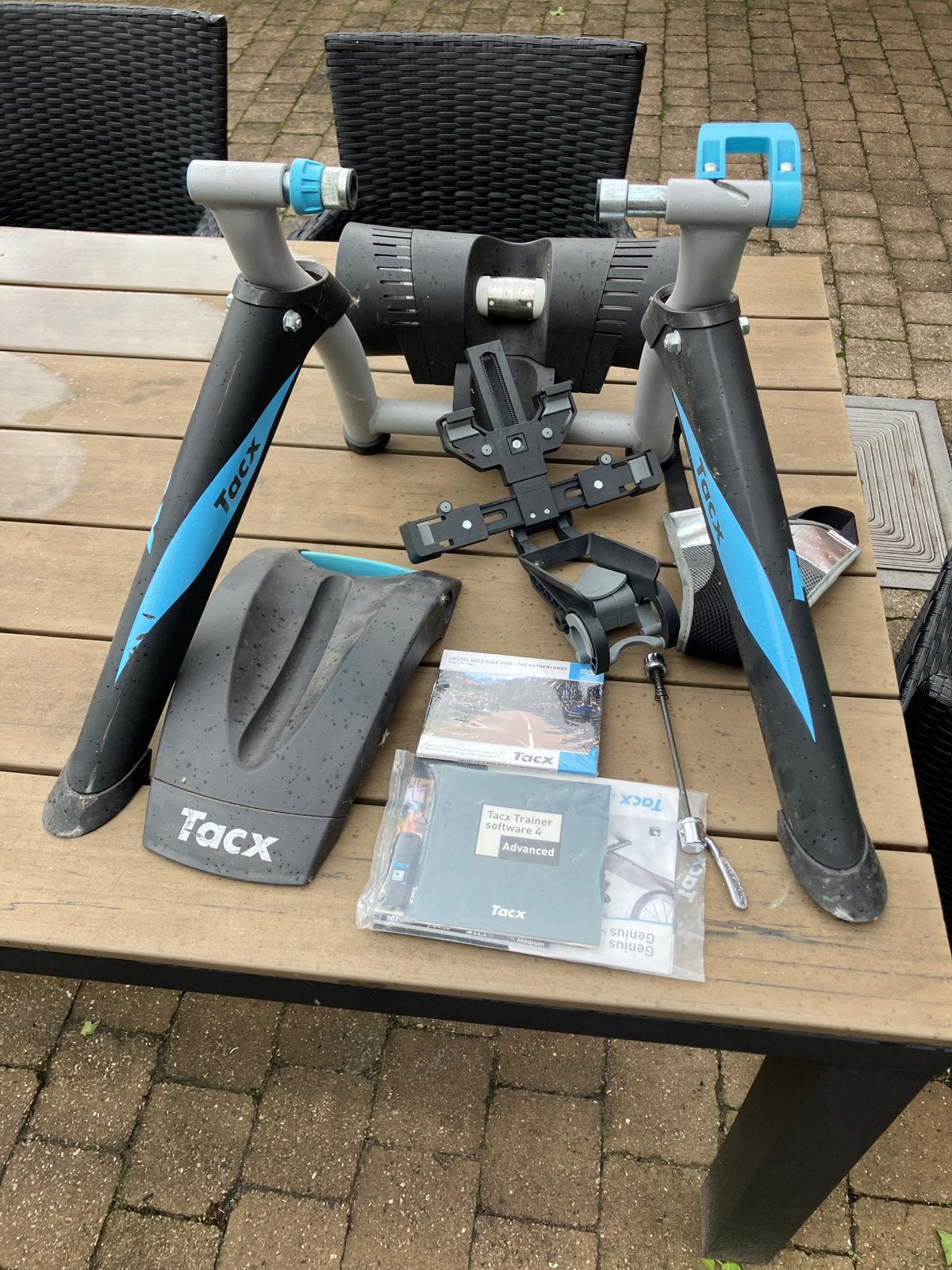 Interactieve fietsrollen, Sport en Fitness, Ophalen, Gebruikt