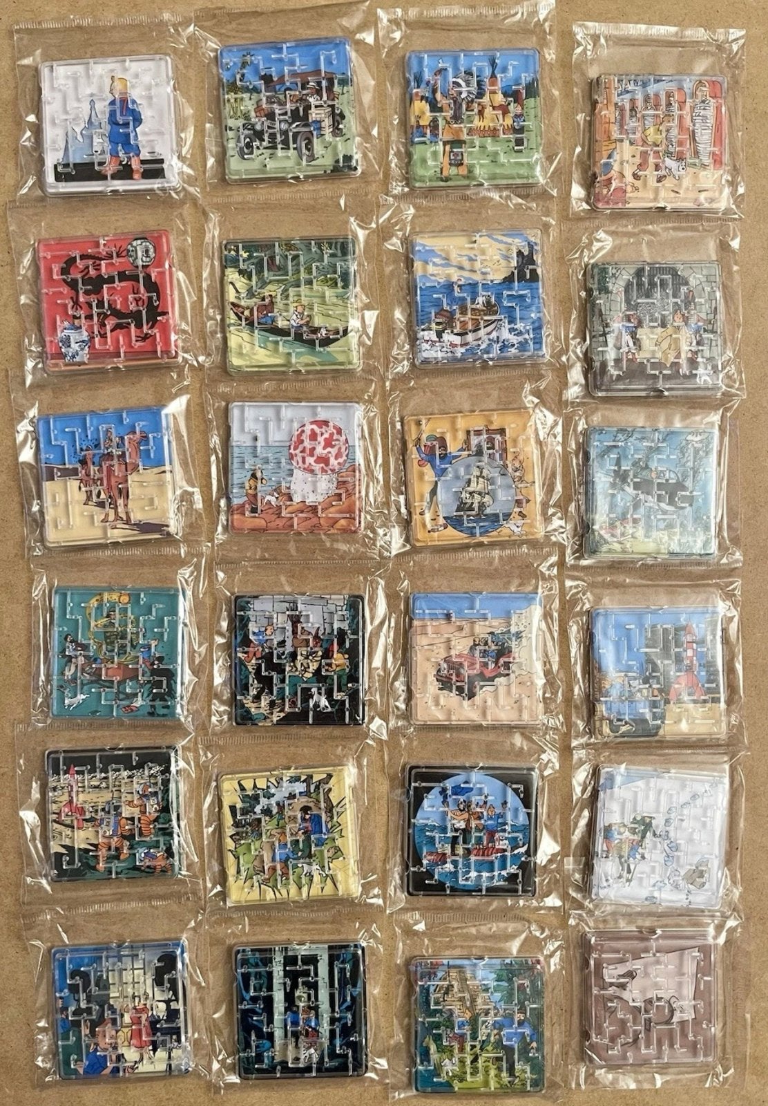 Tintin Kuifje: complete serie 24 albums (behendigheidsspel), Verzenden, Kuifje, Nieuw, Overige typen