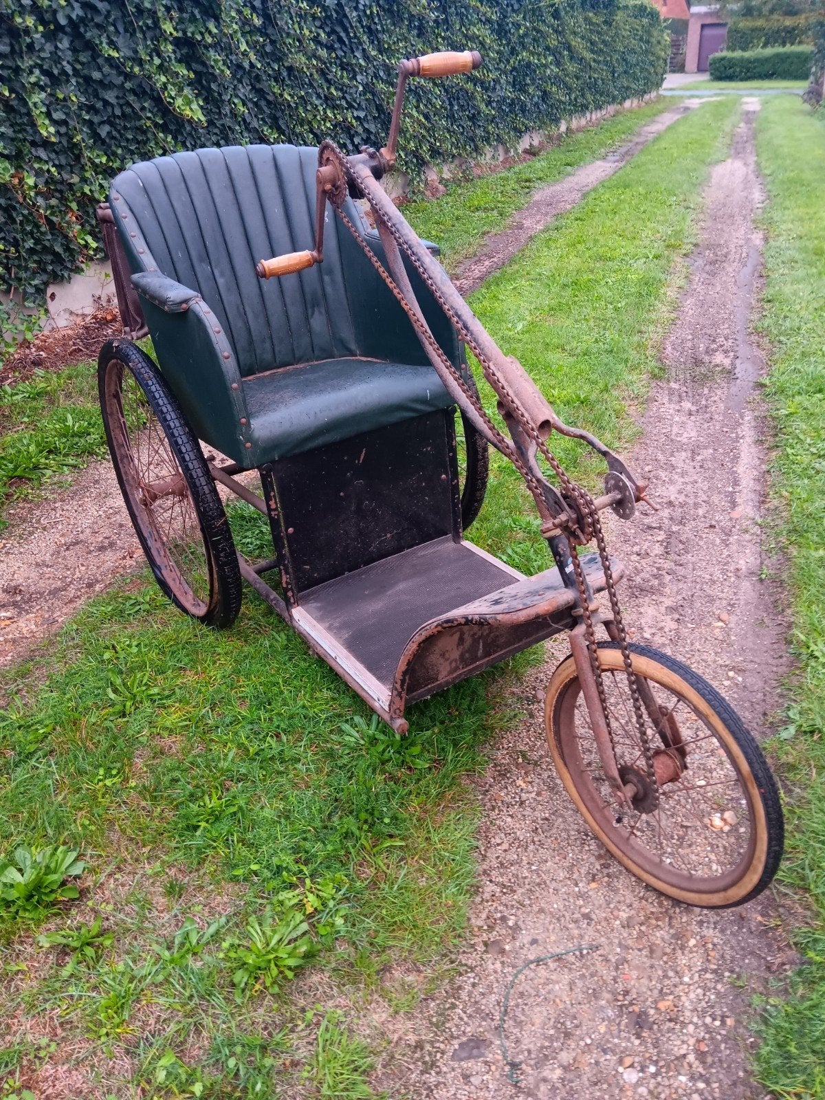 antieke invalide fiets, richtprijs 1000€, Enlèvement, Utilisé