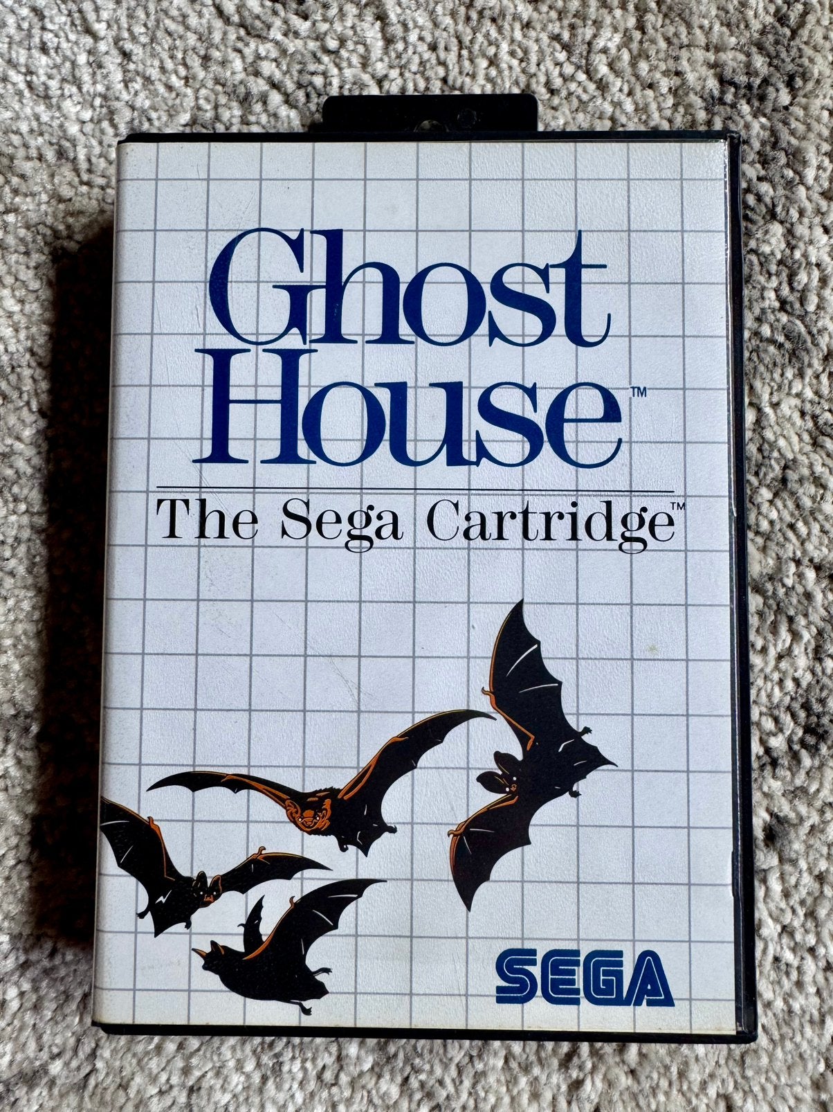 Ghost house the sega cartridge 1986 master system compleet, Games en Spelcomputers, Ophalen of Verzenden, Zo goed als nieuw, Master System