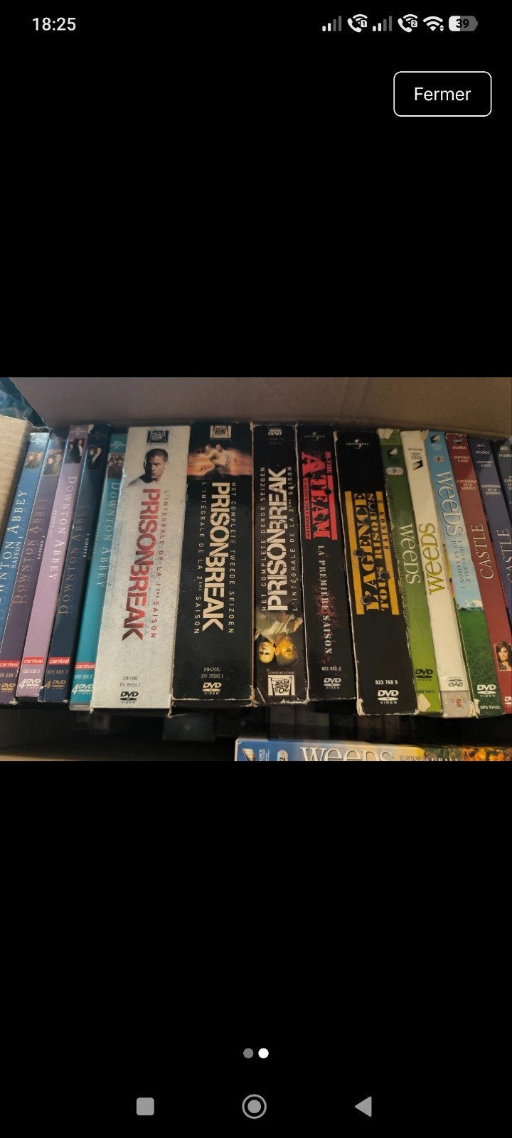 Lot de 64 coffret dvd serie tv, Boeken, Detectives