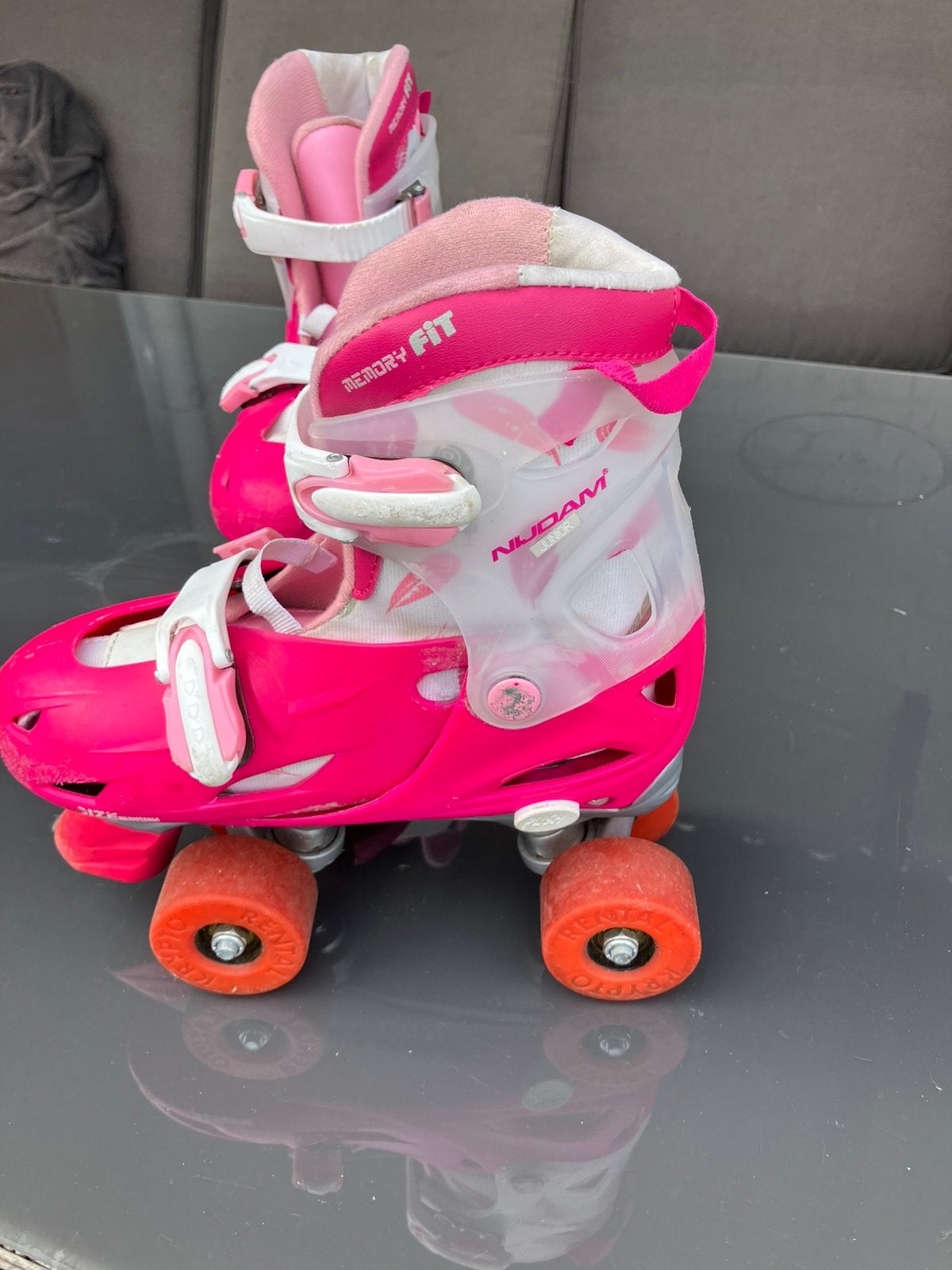 Patins à roulettes Nijdam taille 34/37, Enlèvement, Réglable, Utilisé, Enfants