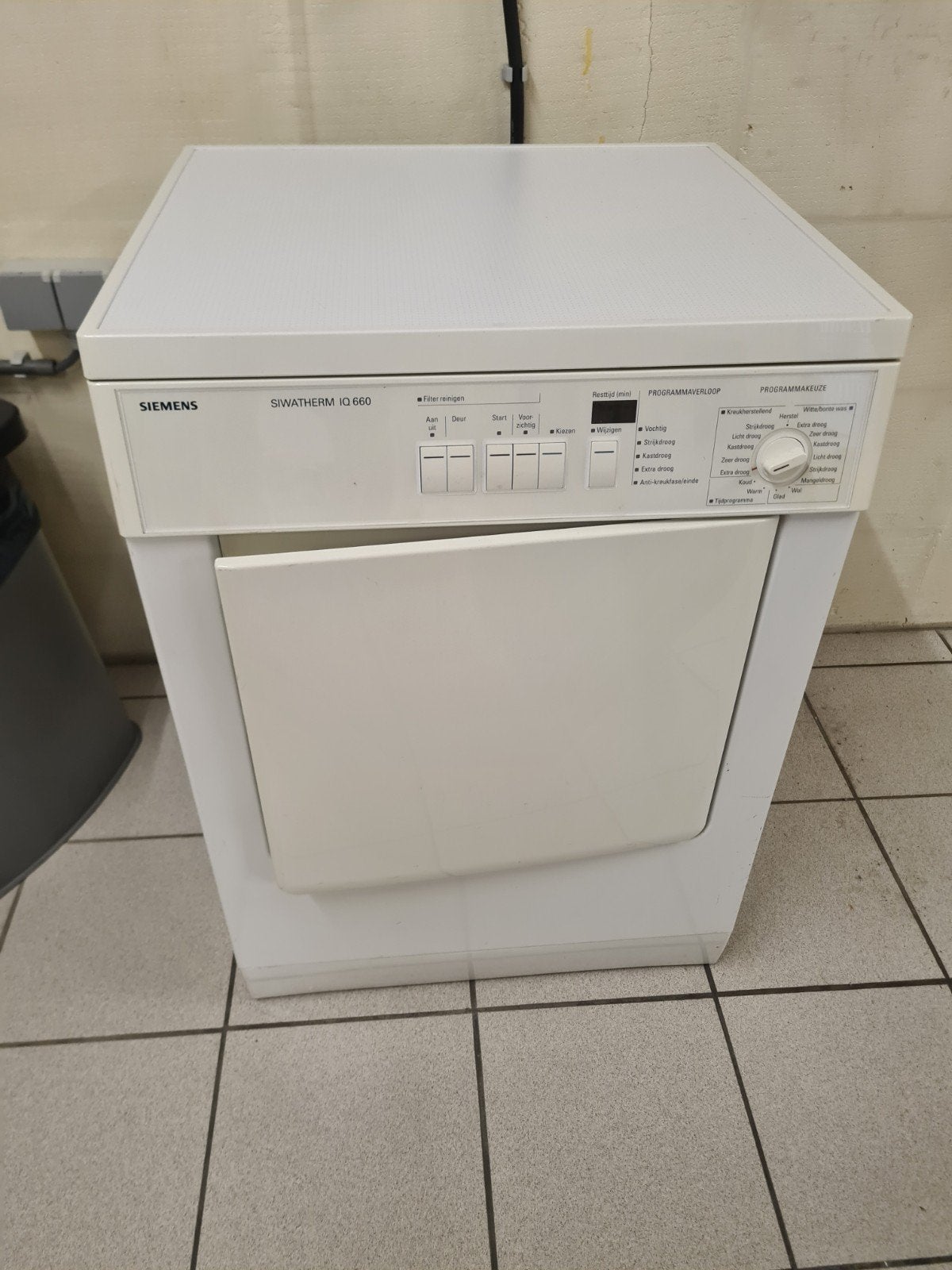 Sèche-linge Siemens avec drain, Enlèvement