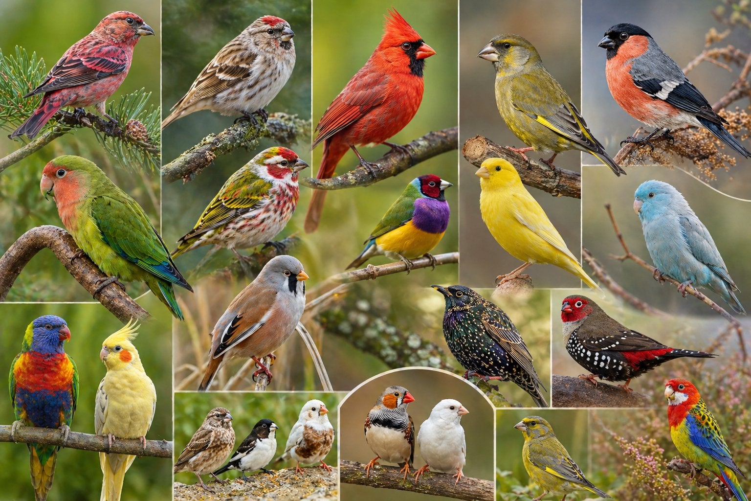 Groot aanbod vogels aangepast 4/10, Meerdere dieren, Tropenvogel, Geringd