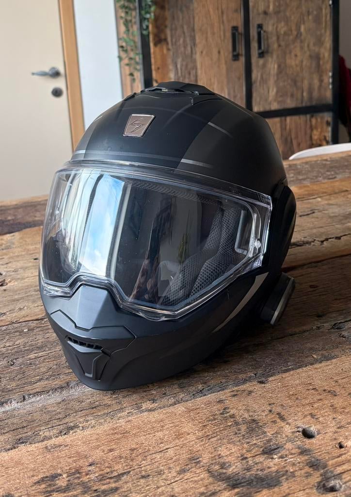 Scorpion Exo-tech Evo modulaire helm, Motoren, Systeemhelm, Heren, L, Tweedehands