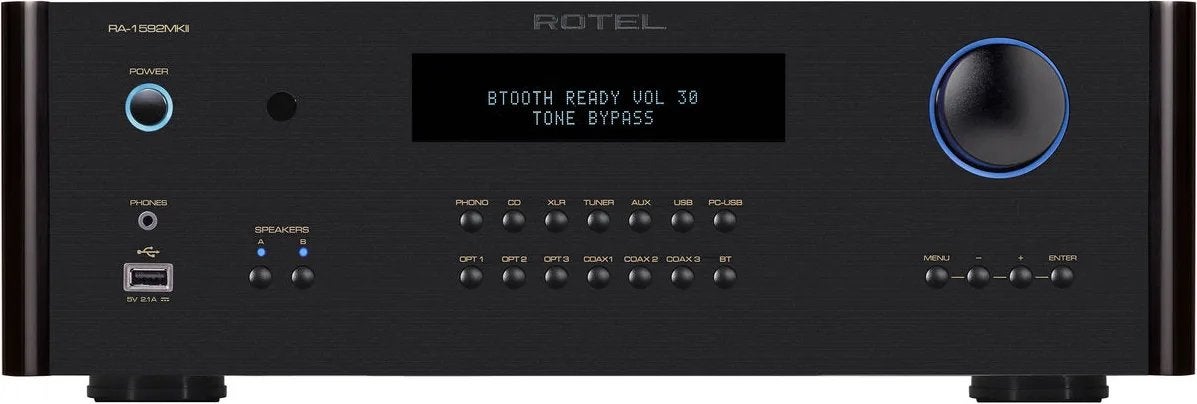 Rotel RA-1592 MKII noir, Audio, Tv en Foto, Ophalen of Verzenden, Zo goed als nieuw