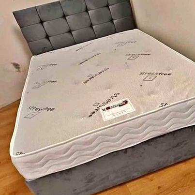 Nieuw bed + matras – Alle maten beschikbaar, Verzenden, Nieuw, Tweepersoons, Overige kleuren