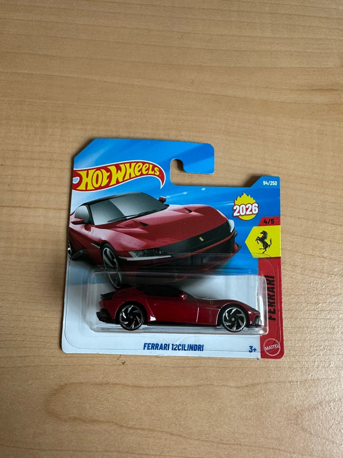 Ferrari 12  cilinder hot wheels, Hobby en Vrije tijd, Modelauto's | Overige schalen, Ophalen of Verzenden, Nieuw, Auto
