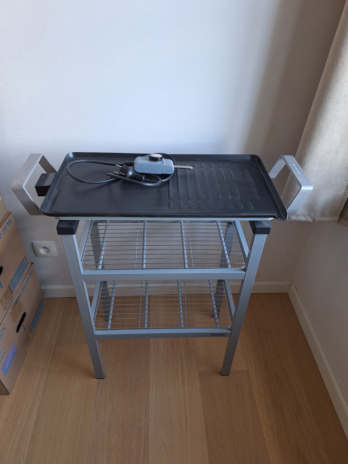 Grillplaat Bourgini, Ophalen, Gebruikt, Tafelgrill