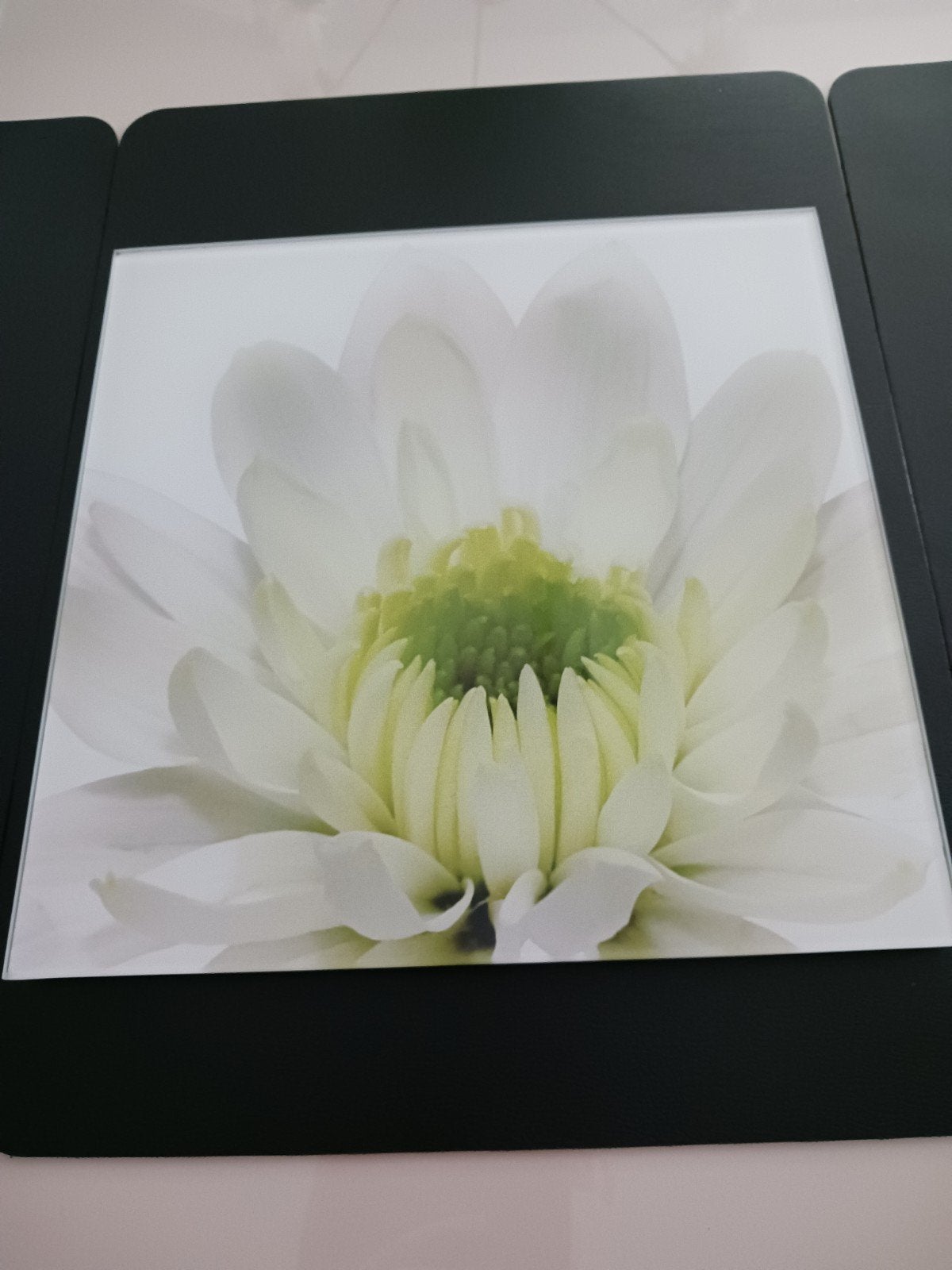 Mooie glazen kader net als nieuw te koop., Ophalen, Zo goed als nieuw, Overige typen