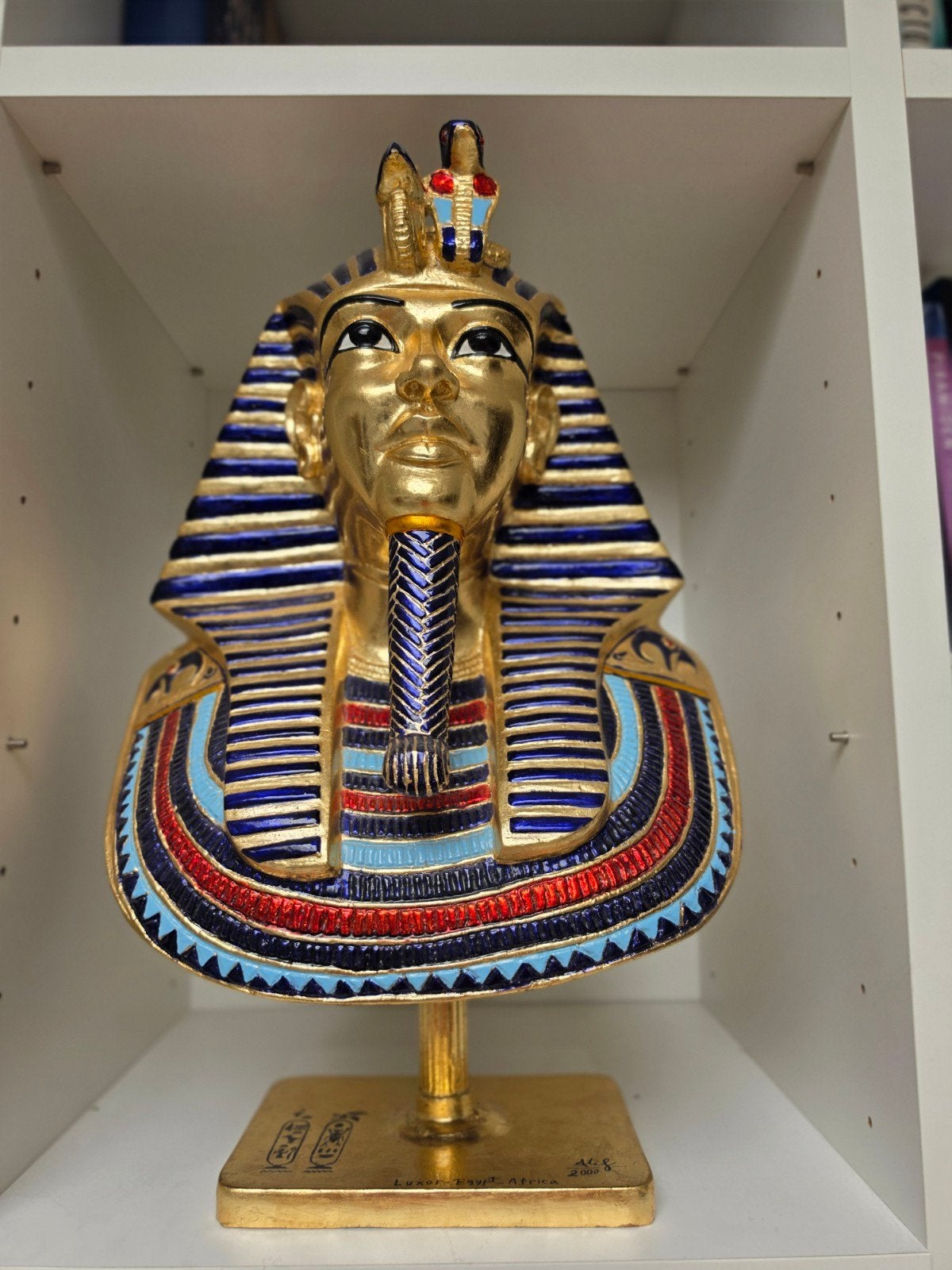 Grande statue décorative de Toutankhamon — 51 cm, Maison & Meubles, Enlèvement