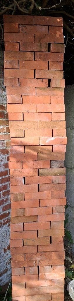 Partij geperforeerde bakstenen + zwarte stenen, Enlèvement, Neuf, Briques