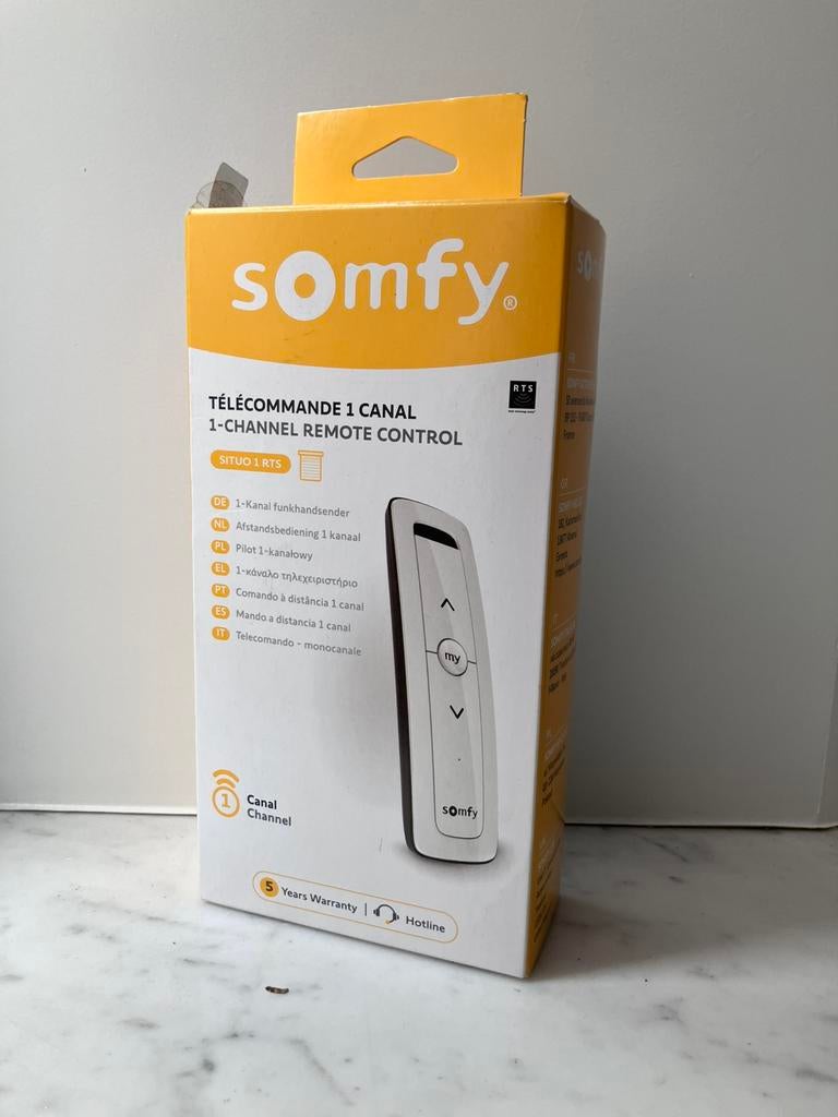 Somfy Situo 1 RTS afstandsbediening, Doe-het-zelf en Bouw, Rolluiken, Ophalen of Verzenden, Nieuw
