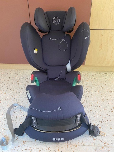 Cybex autostoel 76-150 cm met schild, Kinderen en Baby's, Autostoeltjes, Autogordel of Isofix, Gebruikt, Verstelbare rugleuning
