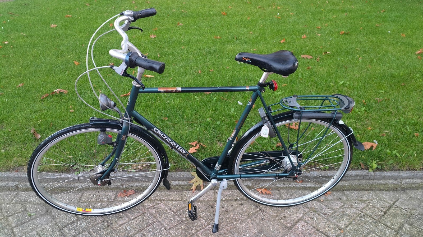 Gezelle heren fiets, Fietsen en Brommers, Ophalen, Minder dan 10 versnellingen, Vering, Velgrem
