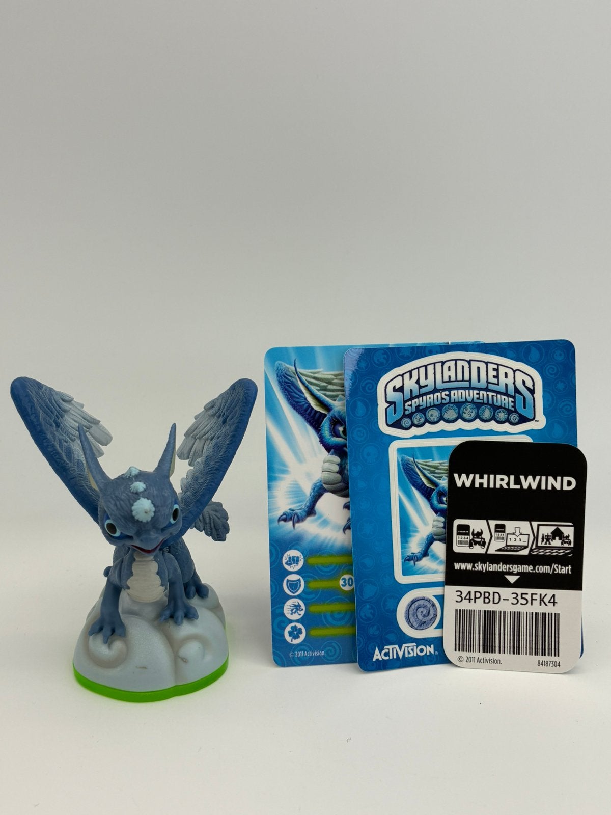 Skylanders Spyro's Whirlwind avec autocollant et carte, Consoles de jeu & Jeux vidéo, Envoi, Comme neuf