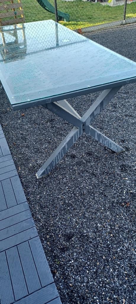 Tuintafel Bois Le Duc, Ophalen, Gebruikt, Rechthoekig, Aluminium