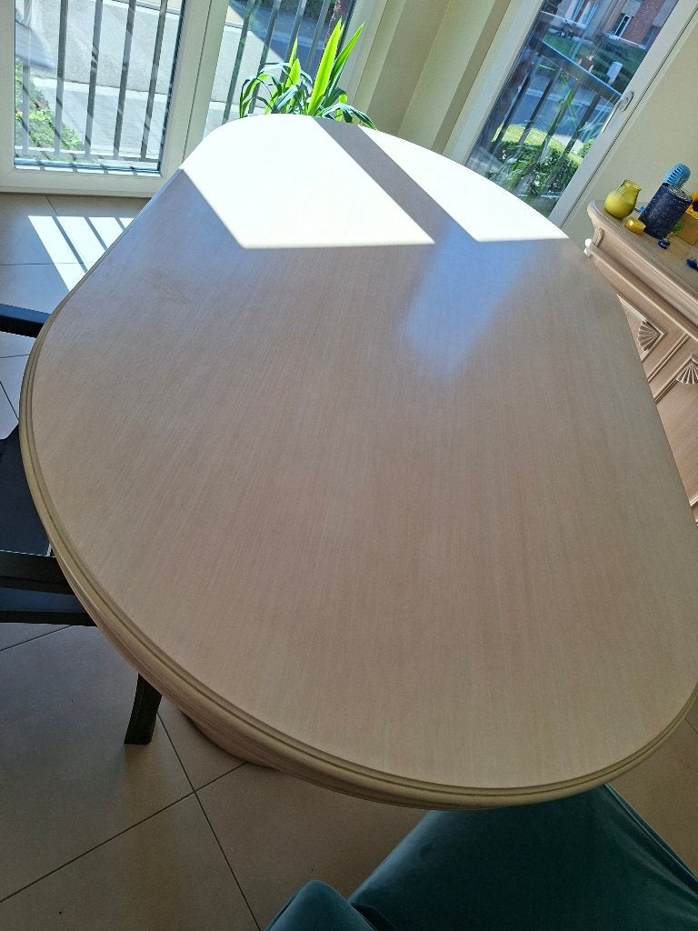 Grote tafel ovaal, Huis en Inrichting, Ophalen, Gebruikt, Grieks, 150 tot 200 cm