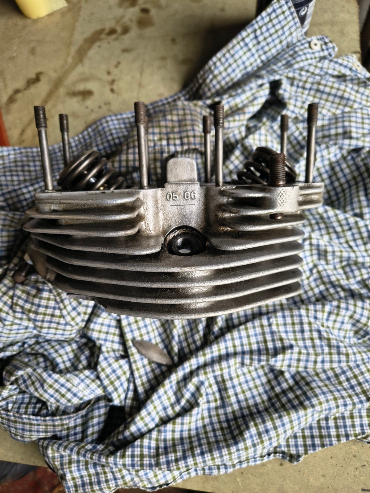 Cilinderkoppen shovelhead o-ring type, Motoren, Ophalen