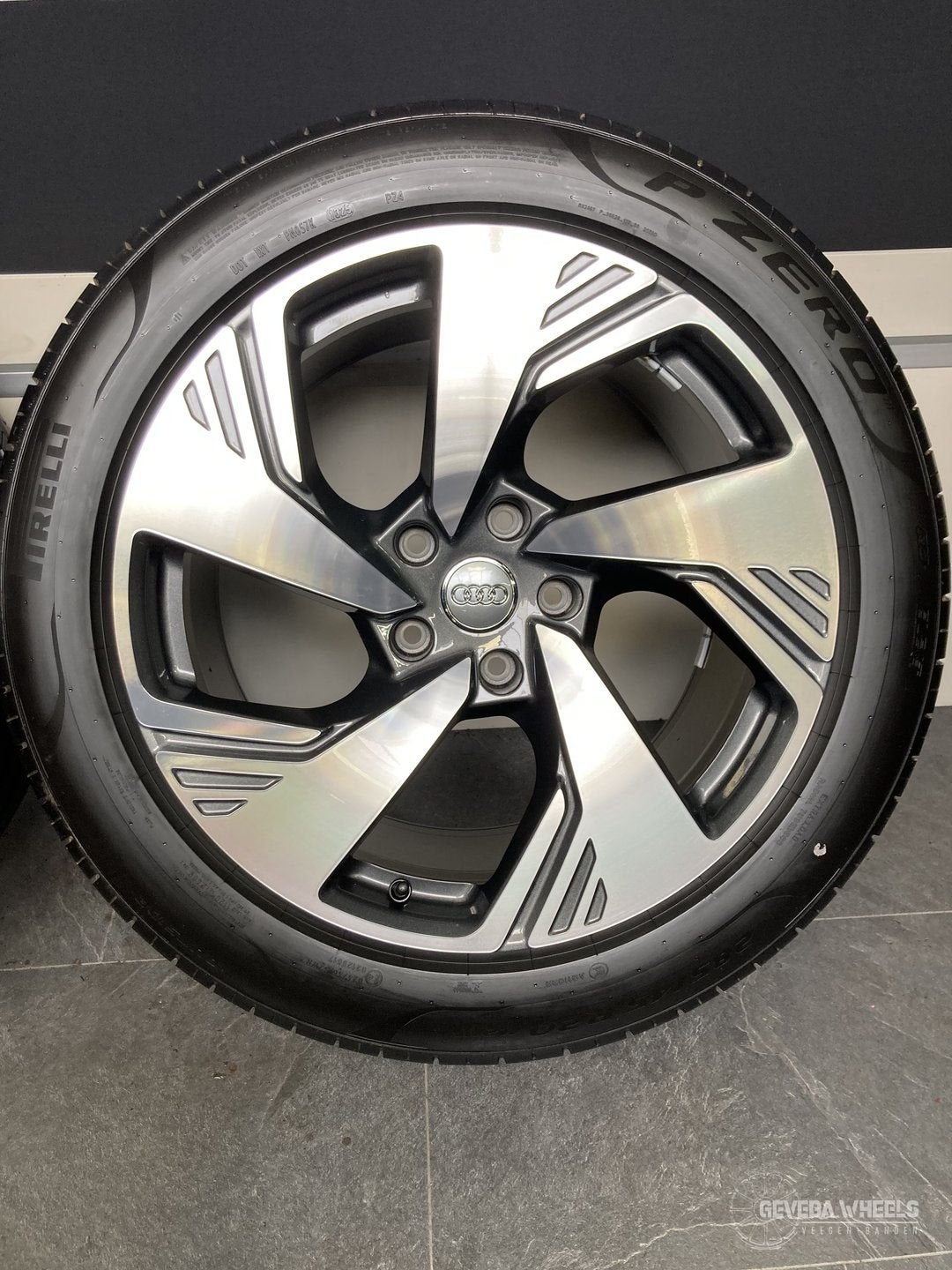 20” originele Audi Q6 Etron GF velgen banden breedset 5x130, Auto-onderdelen, Banden en Velgen, Gebruikt, 255 mm, -, -