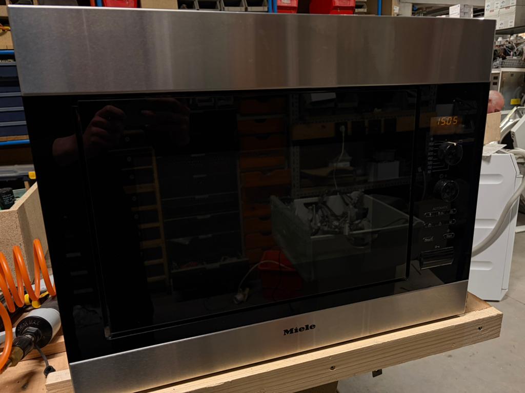 Miele inbouw microgolf en grill 45x60 | Levering mogelijk, Elektronische apparatuur, Microgolfovens, Zo goed als nieuw, Inbouw