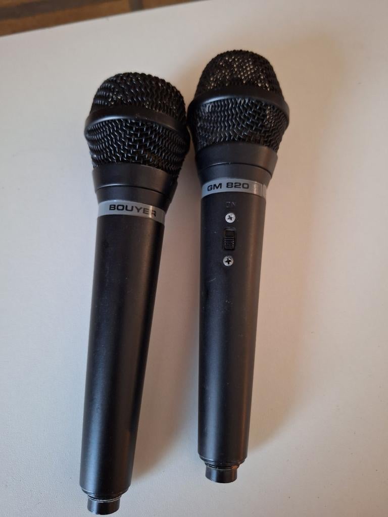 Bouyer GM-820 (2x) Vintage dynamische microfoon, Ophalen of Verzenden