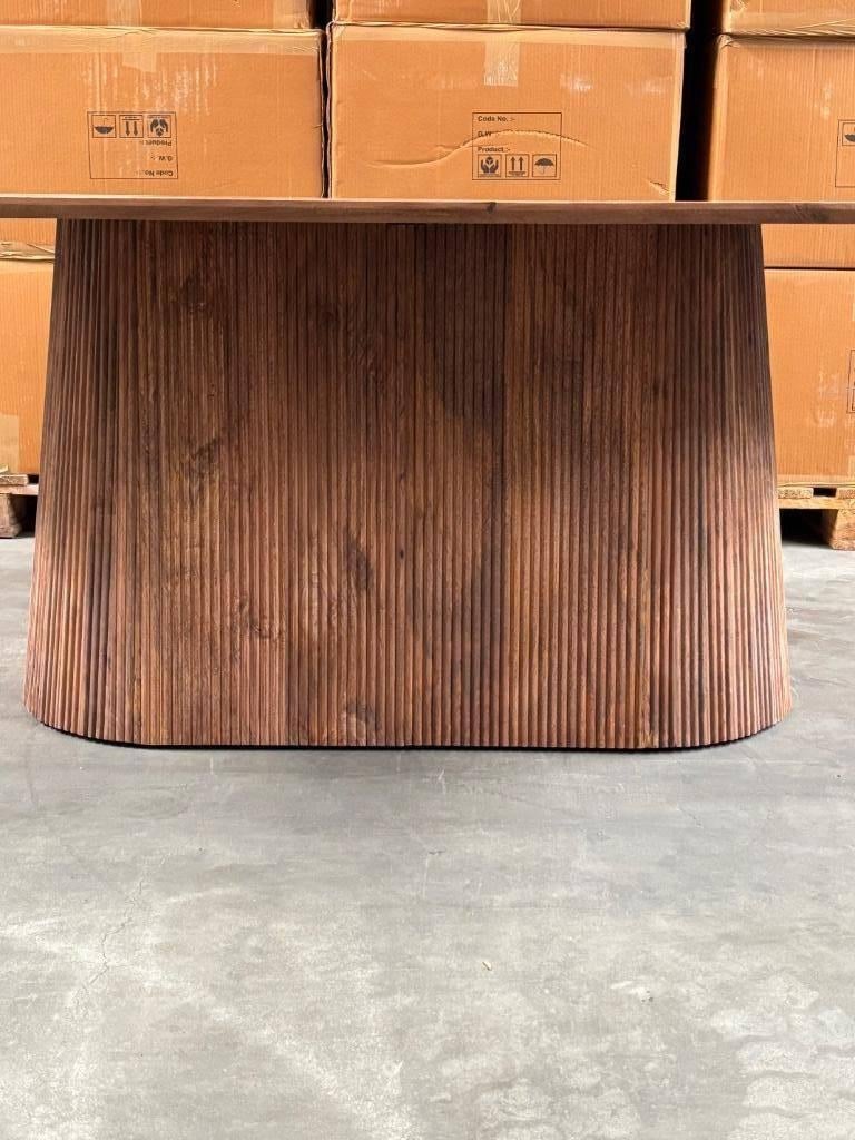 SALE Ovale eettafel Commodore 210 & 240 cm – Z/W/N, Ophalen of Verzenden