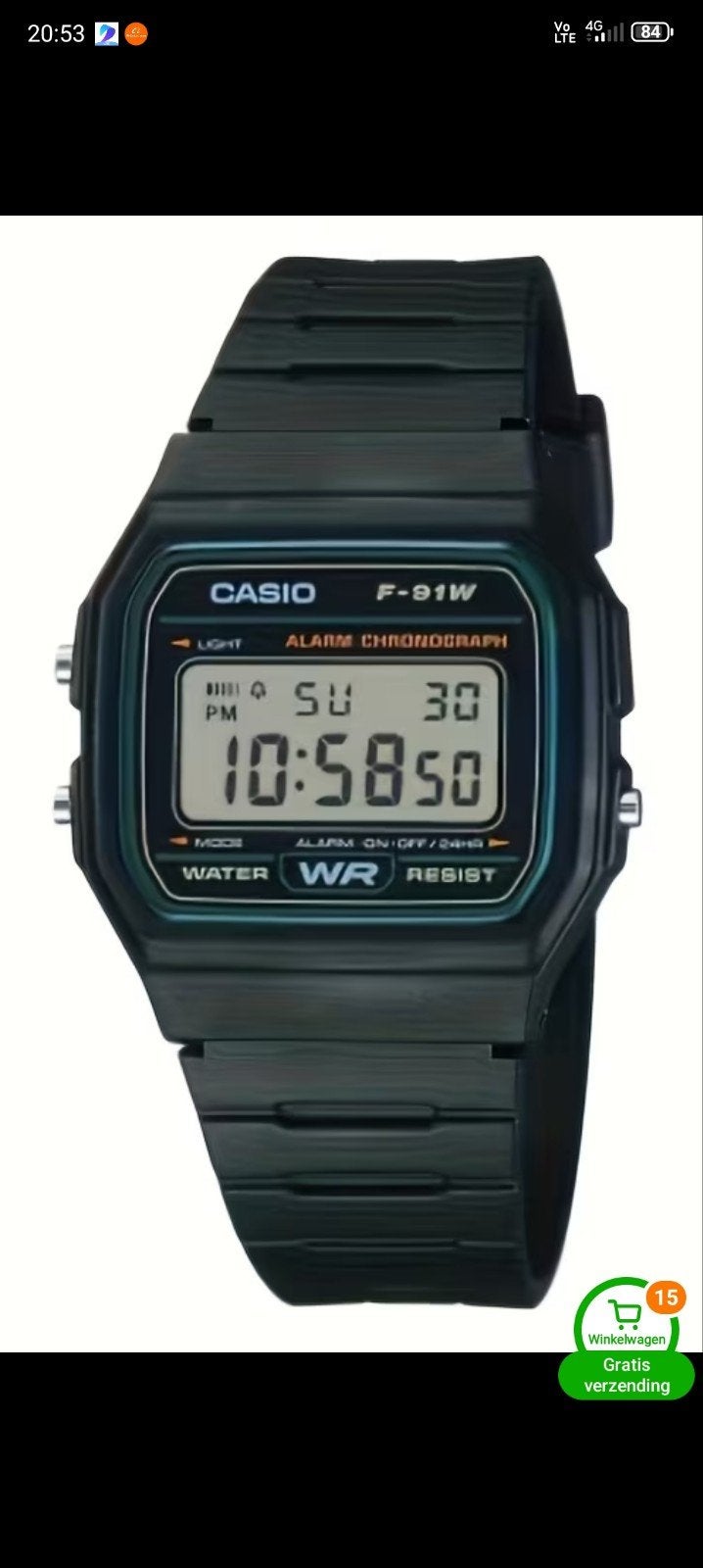 Casio. F91w3.     New, Ophalen of Verzenden