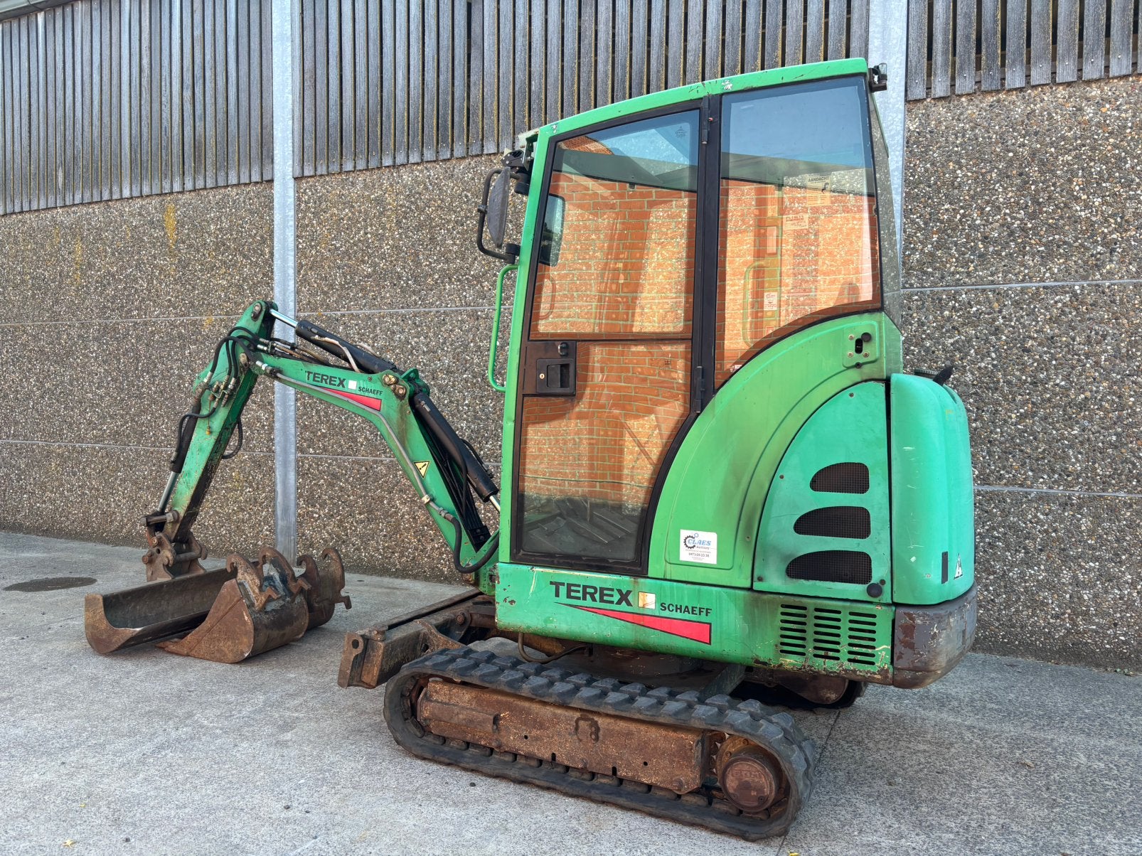 Minigraver Terex 1,6 ton in goede staat, Enlèvement, Excavatrice