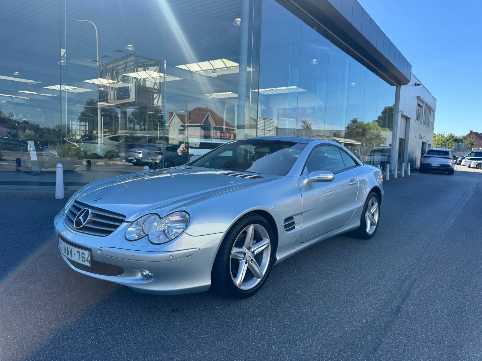 Mercedes SL350, Auto's, Automaat, Cabriolet, Bedrijf, Automatische klimaatregeling