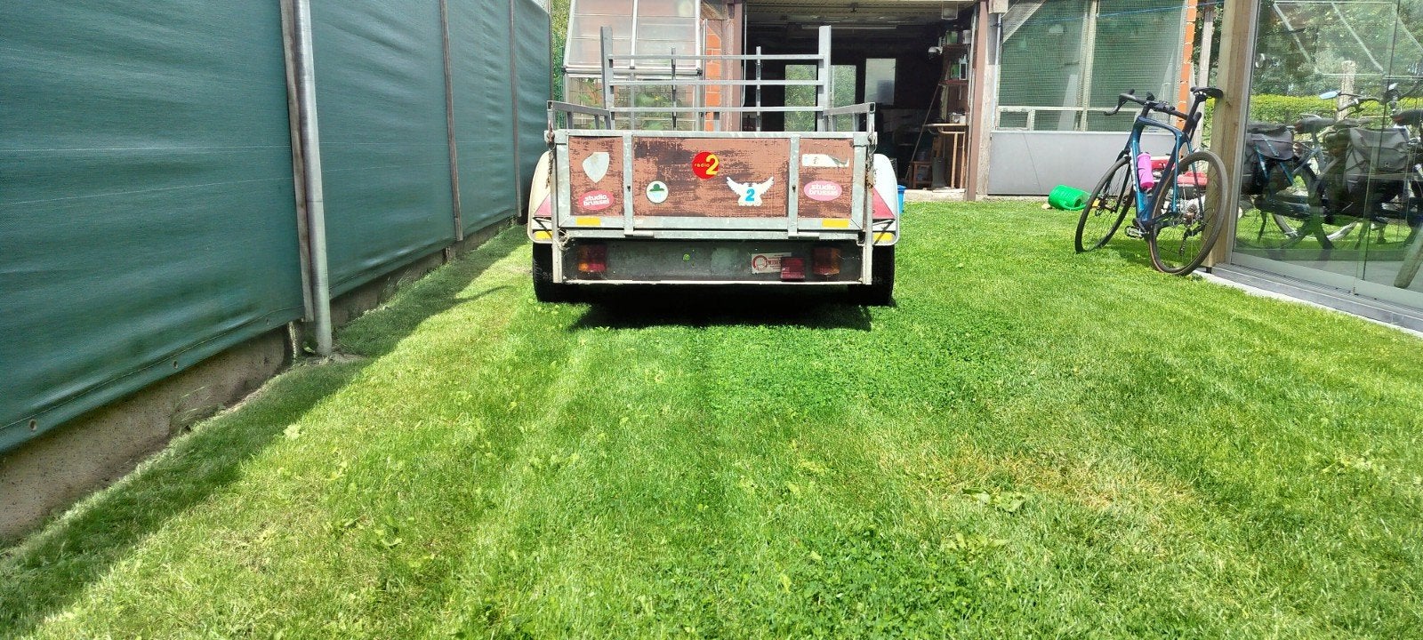 Aanhangwagen., Ophalen