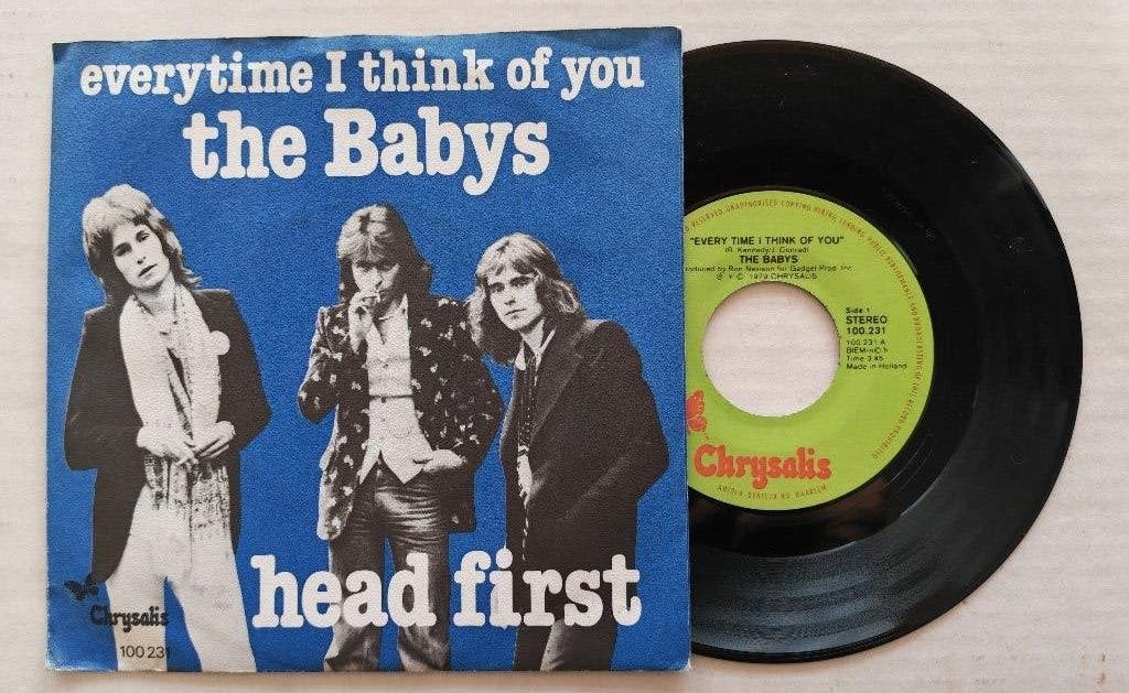 THE BABYS - Every time I think of you (45t), Ophalen of Verzenden, Zo goed als nieuw, 7 inch, Pop