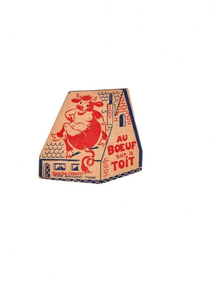 ANTWERPEN AU BOEUF SUR LE TOIT, Verzenden, Nieuw, Viltje(s)