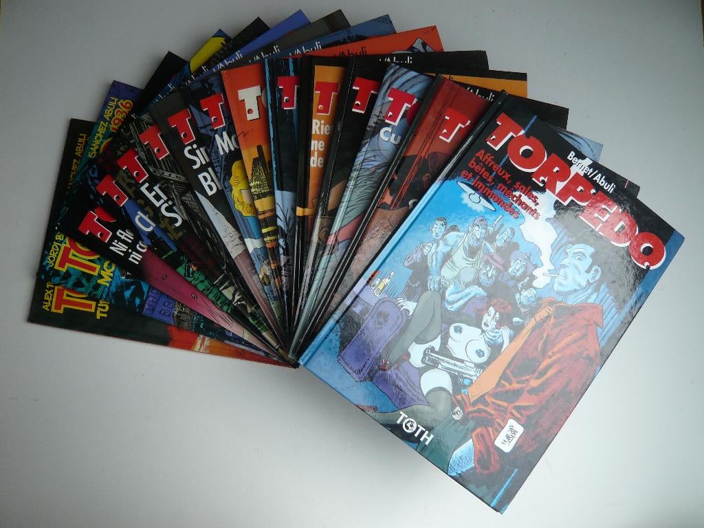 Bd TORPEDO tomes 1 à 15 (EO ttbe) de BERNET et ABULI, Gelezen, Complete serie of reeks, Ophalen of Verzenden, ABULI / BERNET