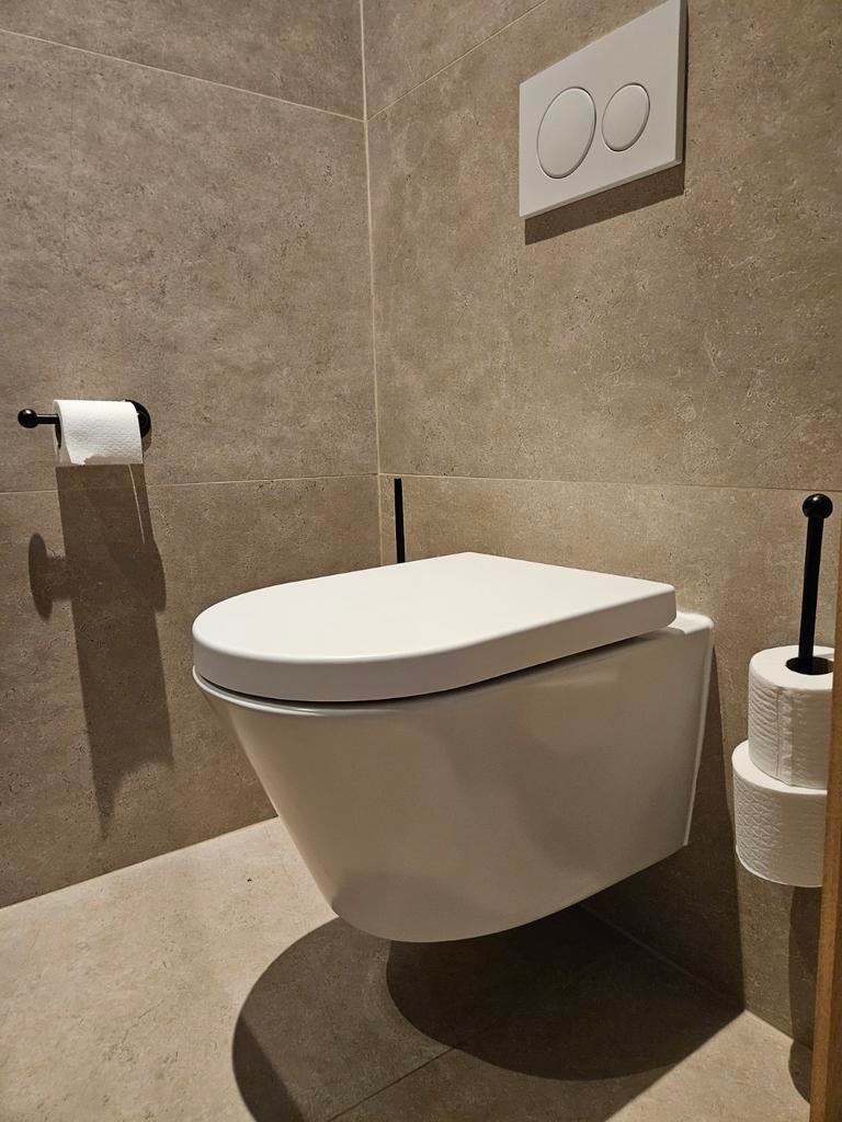 Hangtoilet Luca Varess mat wit, Bricolage & Construction, Enlèvement