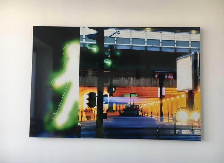 Photo Yellow Korner - 90x60cm - aluminum - Et Après ? - Neuf, Enlèvement