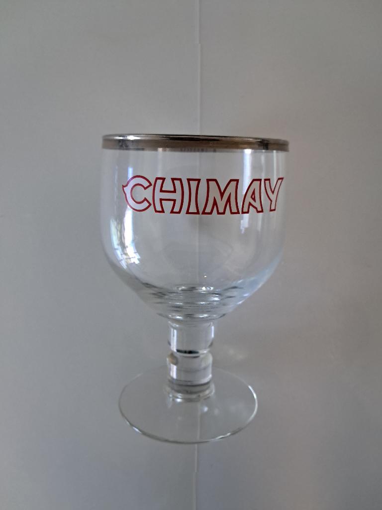 5 Chimay-glazen 33cl, Ophalen, Gebruikt, Bierglas