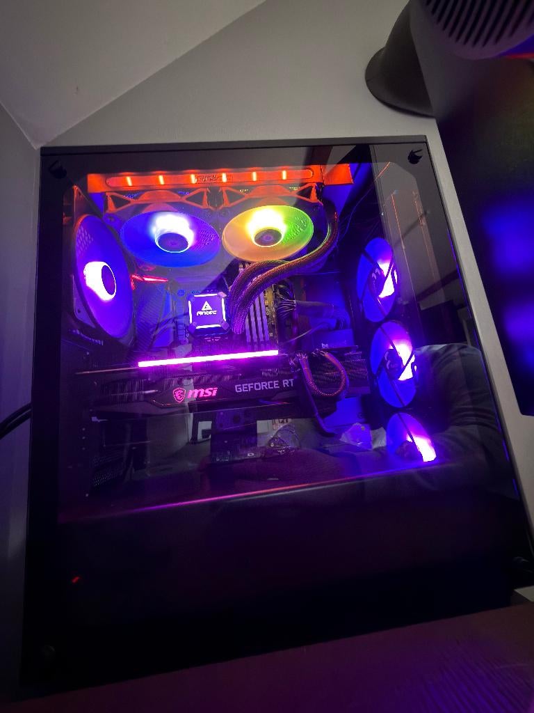 Setup Gaming + Dual Screen LG 27" 144hz, Le pc est monté avec différentes marques, HDD, 32 GB, Avec carte vidéo