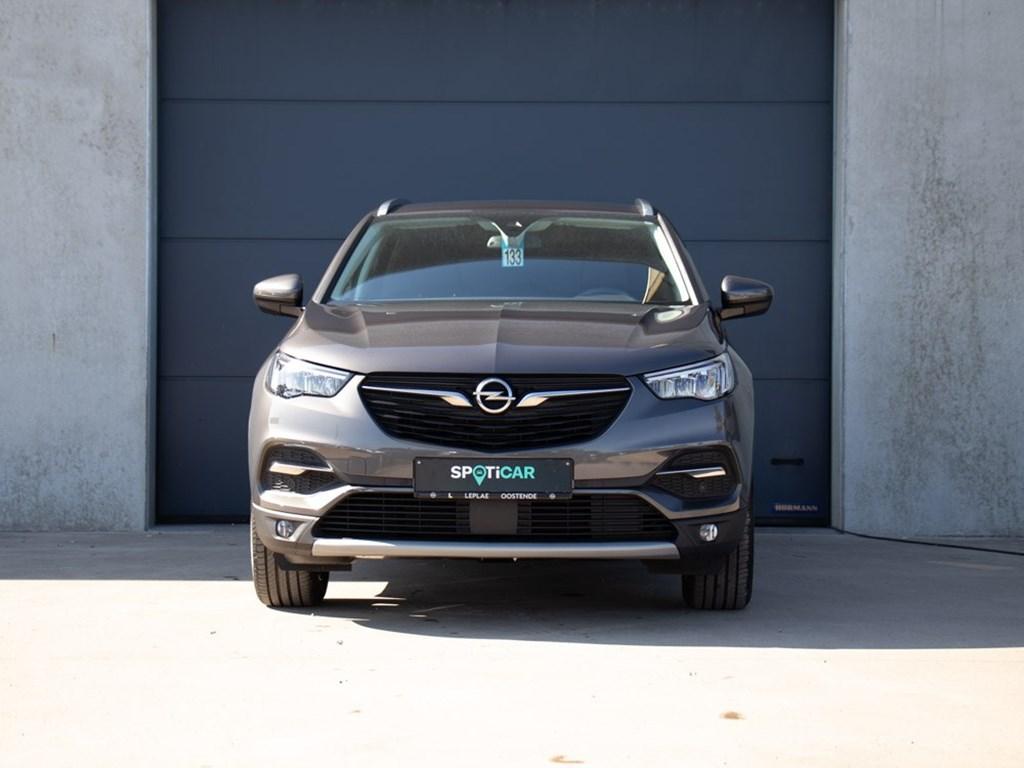 Opel Grandland X 1.2 AT8 130PK|CAMERA|NAVI|CARPLAY, Autos, Argent ou Gris, Noir, 5 portes, 96 kW