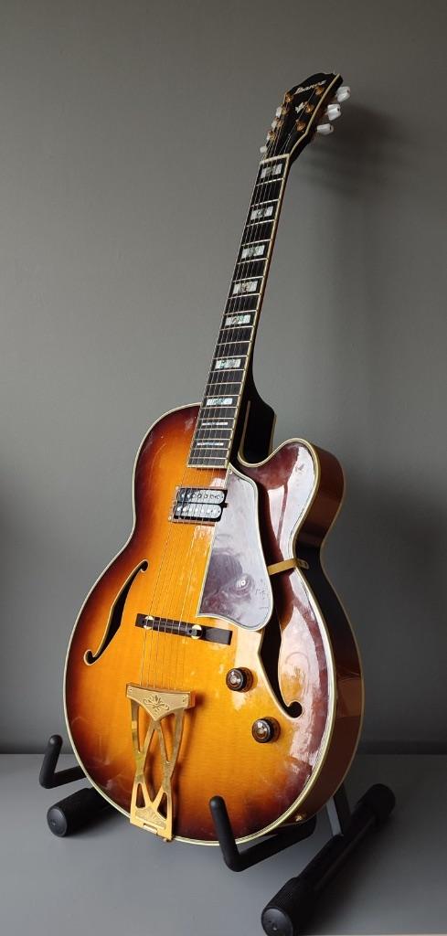 7-snarige archtop Ibanez AF207 1997*ZELDZAAM*, Ophalen of Verzenden, Gebruikt, Hollow body, Ibanez