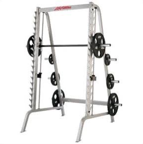 Life Fitness smith machine/half rack combi, Ophalen, Gebruikt, Benen, Overige typen