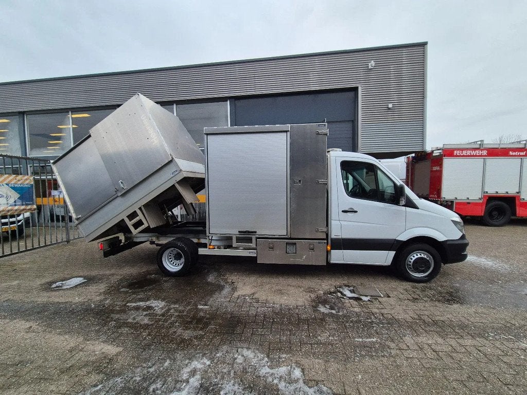 Mercedes-Benz Sprinter 516 CDI/ Vuil/ Kipper/ Airco/ WB 433, Achat, Euro 6, Entreprise, 2000 kg