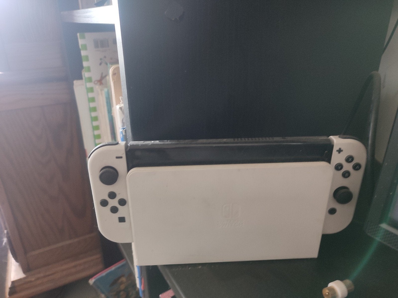 Switch OLED (White) + Super Mario Bros. Wonder + Online Indi, Ophalen, Switch OLED